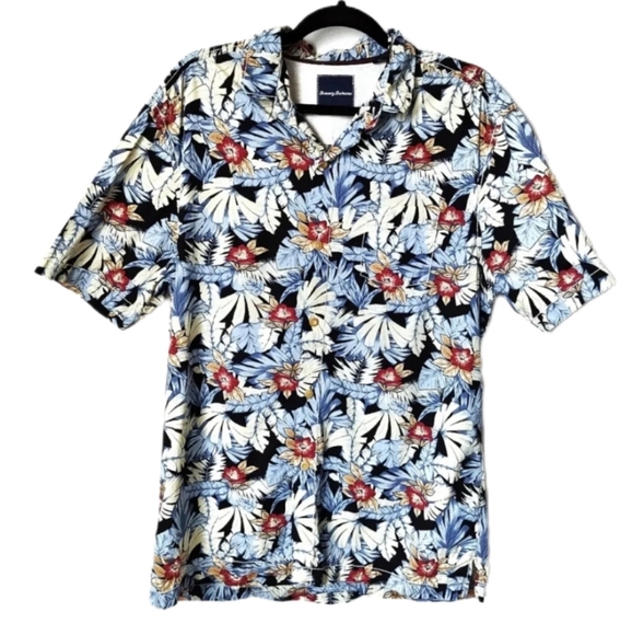 Tommy Bahama Other - Tommy Bahama Tropical Button Down Short Sleeve Lg